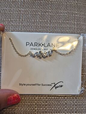 Park Lane Gold Crystal Accent Bar Necklace - Gold